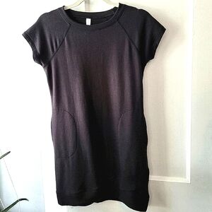 Cute Sporty T-shirt Dress With Pockets